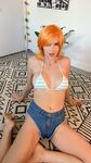 KittyPlays Sexy Bikini Nami Cosplay Fansly Set Leaked