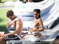 Madison Beer Sexy Camel Toe Bikini Set LATEST Leaked