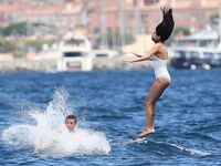 Selena Gomez See-Through One-Piece Set Leaked