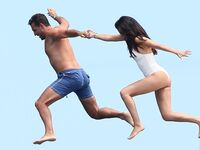 Selena Gomez See-Through One-Piece Set Leaked