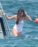 Selena Gomez See-Through One-Piece Set Leaked