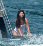 Selena Gomez See-Through One-Piece Set Leaked