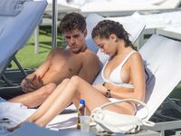 Madison Beer Camel Toe Bikini Set Leaked