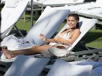 Madison Beer Camel Toe Bikini Set Leaked