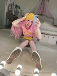 Belle Delphine Yellow Hat Full Onlyfans Set Leaked