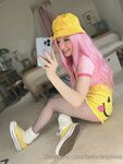 Belle Delphine Yellow Hat Full Onlyfans Set Leaked