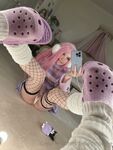 Belle Delphine Purple Crocs Full Onlyfans Set Leaked