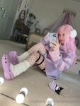Belle Delphine Purple Crocs Full Onlyfans Set Leaked