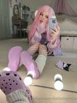 Belle Delphine Purple Crocs Full Onlyfans Set Leaked