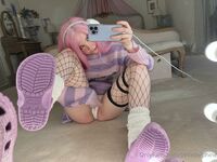 Belle Delphine Purple Crocs Full Onlyfans Set Leaked