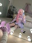 Belle Delphine Purple Crocs Full Onlyfans Set Leaked