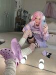 Belle Delphine Purple Crocs Full Onlyfans Set Leaked
