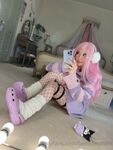 Belle Delphine Purple Crocs Full Onlyfans Set Leaked