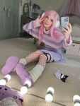Belle Delphine Purple Crocs Full Onlyfans Set Leaked