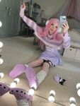 Belle Delphine Purple Crocs Full Onlyfans Set Leaked