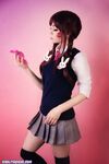 Caticorn Play. D.Va. Overwatch. Schoolgirl (15 pictures)