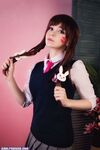 Caticorn Play. D.Va. Overwatch. Schoolgirl (15 pictures)
