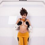 Kalinka Fox Overwatch Tracer Cosplay OnlyFans Set Leaked