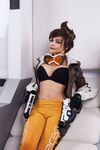 Kalinka Fox Overwatch Tracer Cosplay OnlyFans Set Leaked
