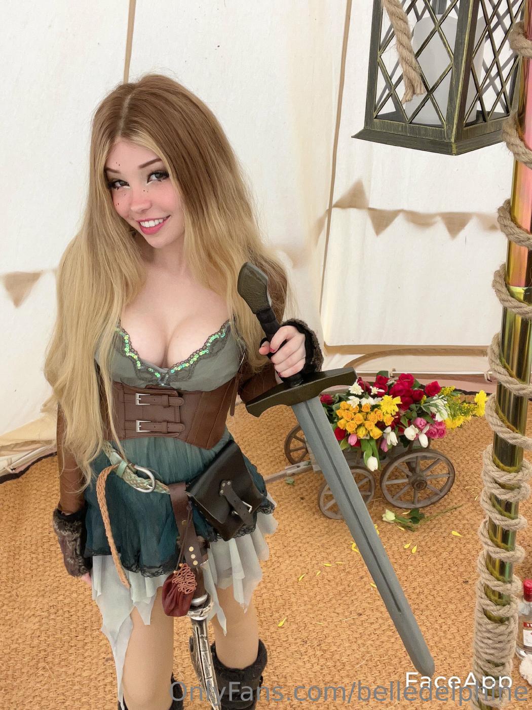 Belle Delphine Fantasy Renfair Cosplay Onlyfans Set Leaked