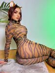 Octokuro Tigress Pussy Spread Cosplay Fansly Set